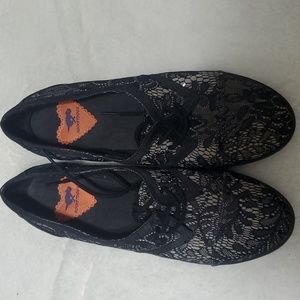 Rocketdog Black Fabric Shoes Size 7M